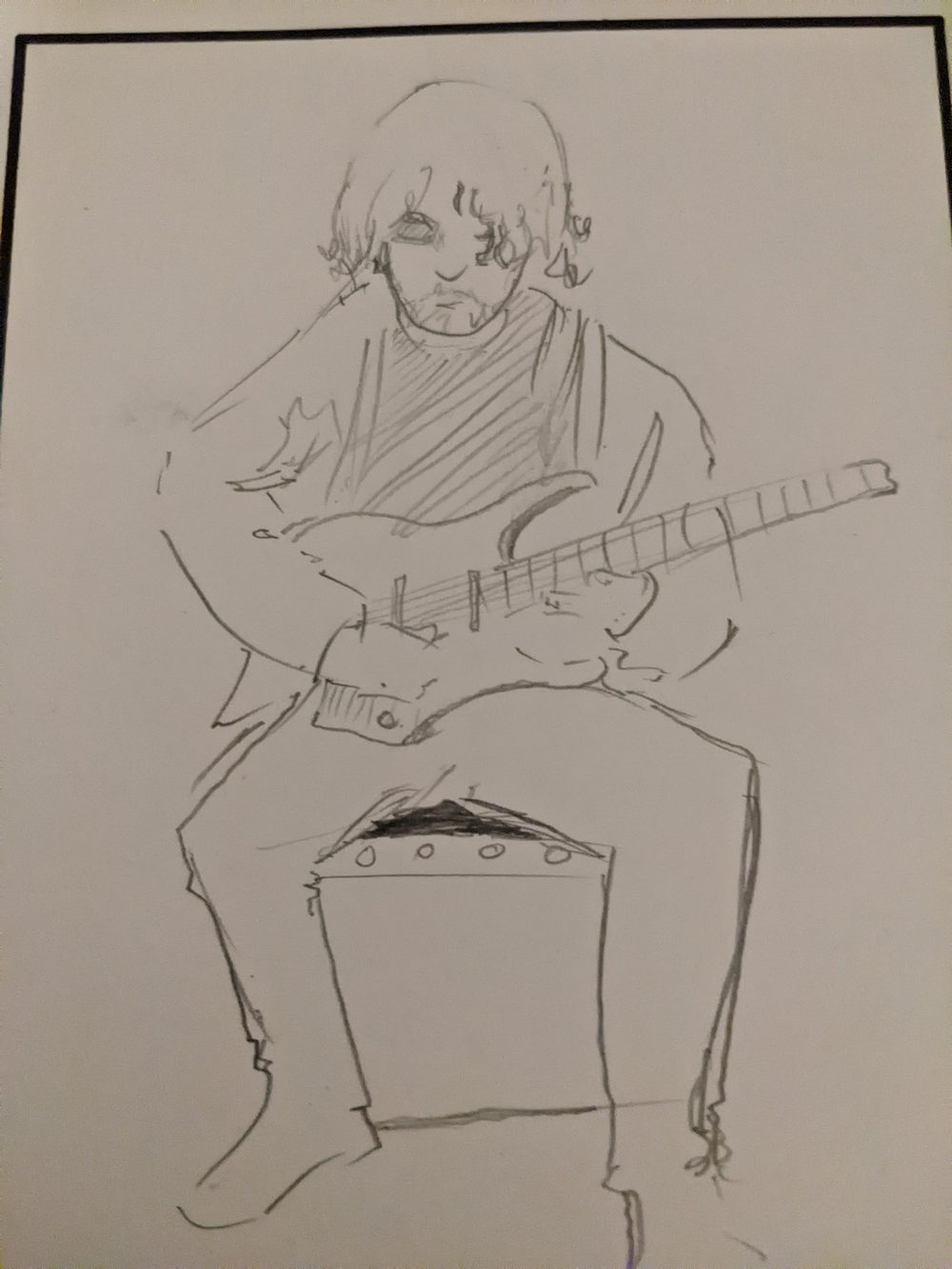 Portrait sketch of Tyler